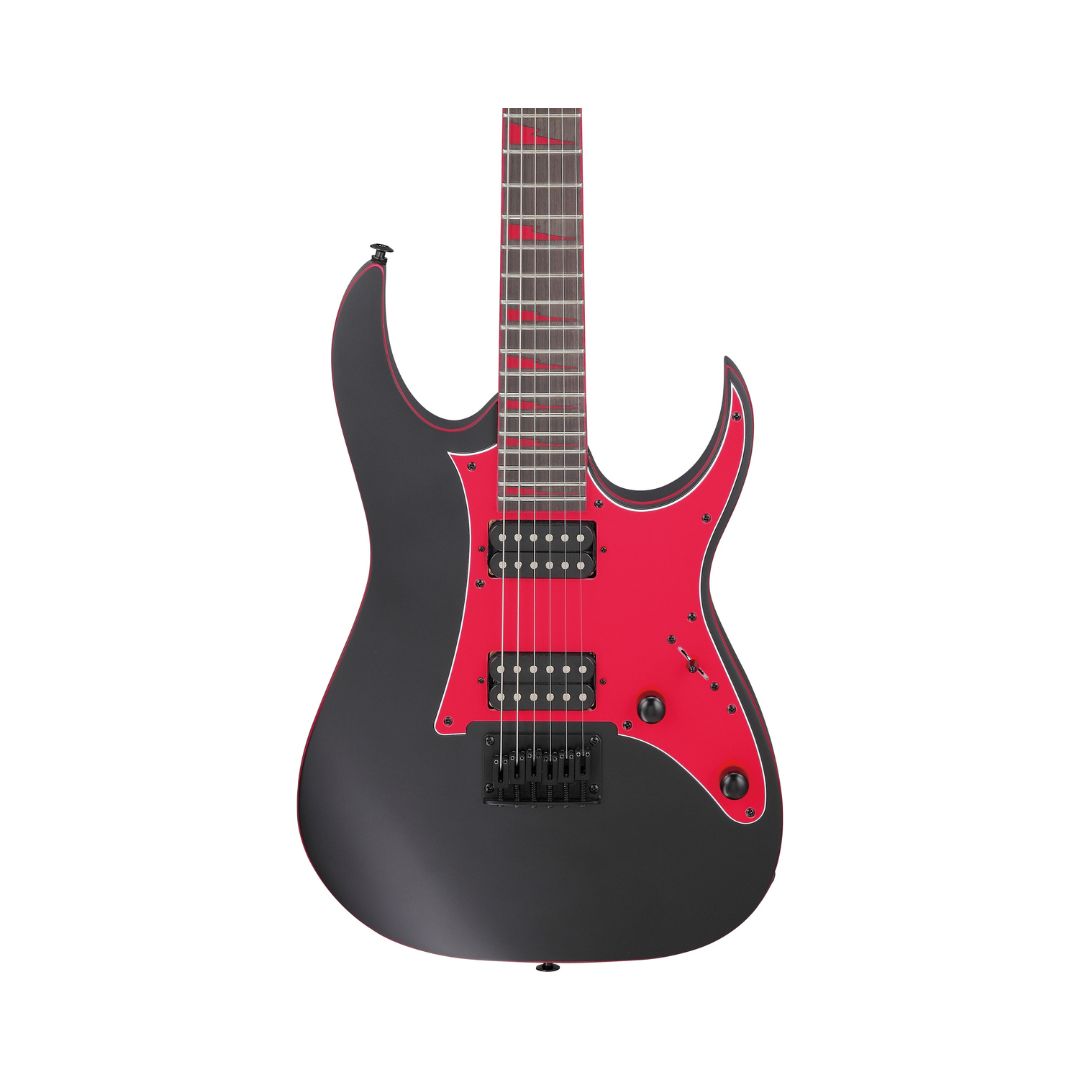 Ibanez GRG131DX- BK 6 String Solid Body Electric Guitar – Black Flat