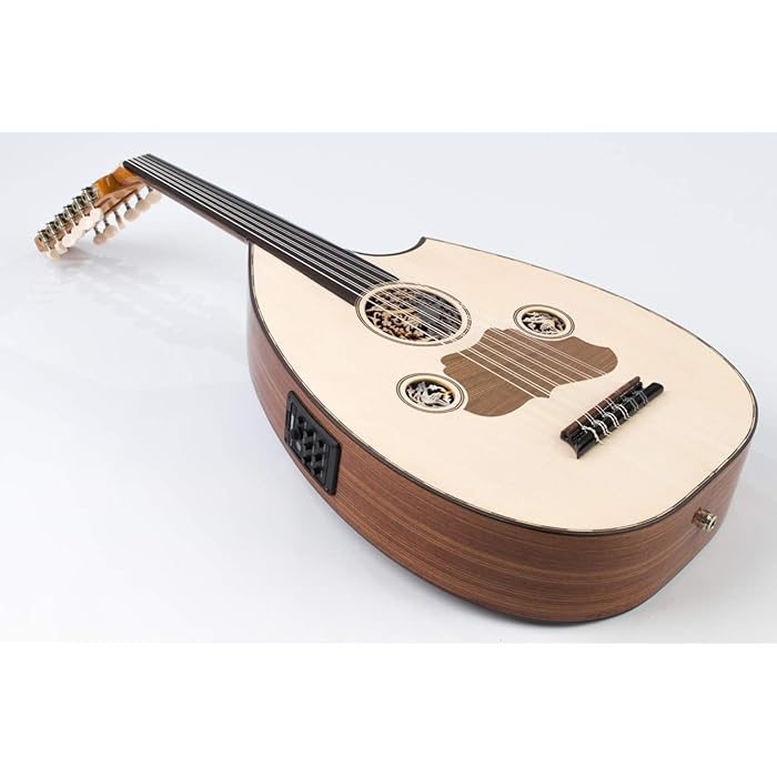 Electric Oud Cutaway Semi Acoustic Oud