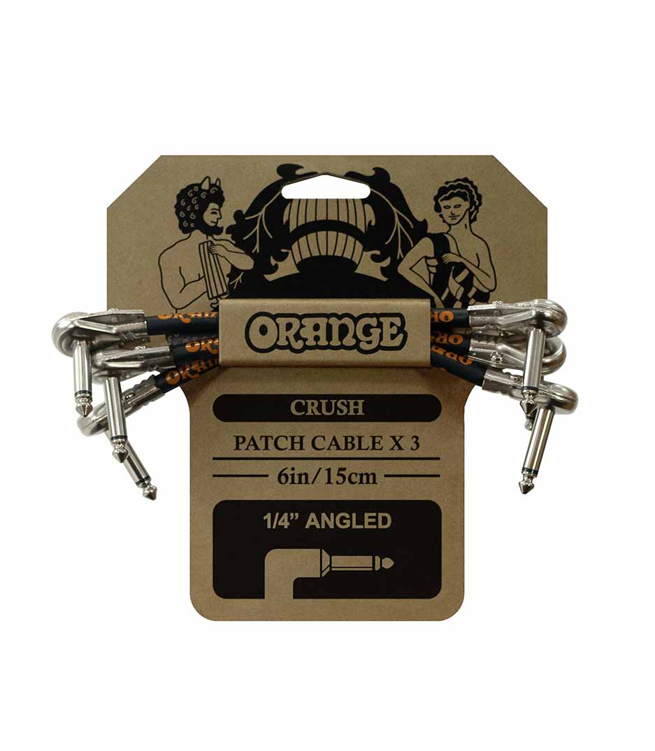 Orange Crush 6" Patch Cable 3 Pack