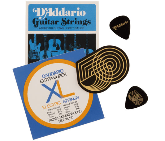 D'Addario DATIN50A Limited Edition 50th Anniversary String Bundle - EXL110 and EJ16 String Sets Brand: D'Addario Product Code: DATIN50A Availability: In Stock