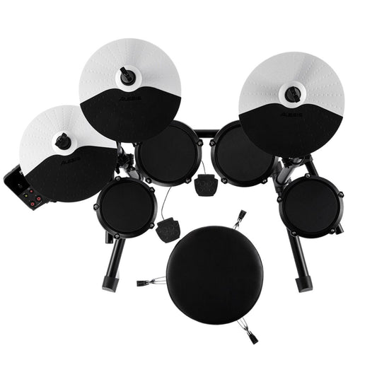 Alesis Debut Plug & Play Mesh-Head Electronic Drum Kit, Black