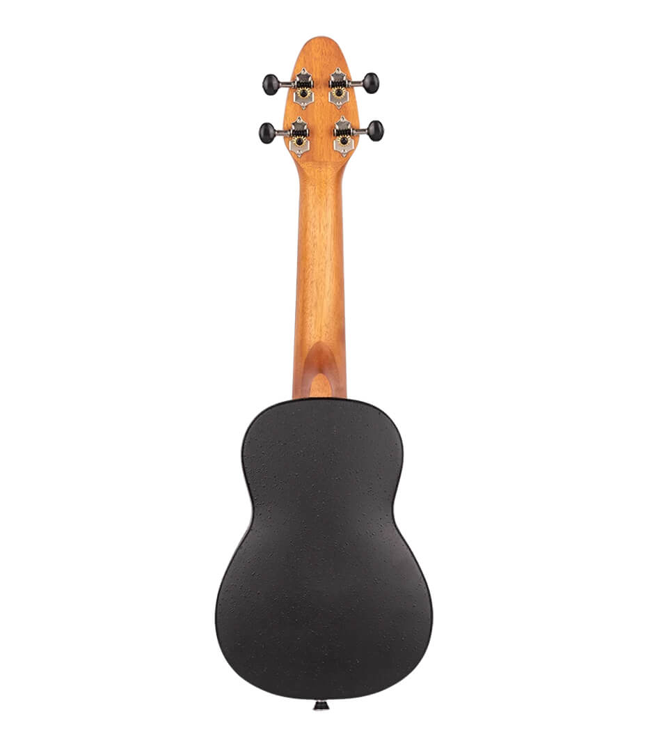 Ortega Keiki K2 Designer Soprano Ukulele El Muerto Finish Includes Drawstrig Bag, Tuner, Hook Strap & 5 Picks
