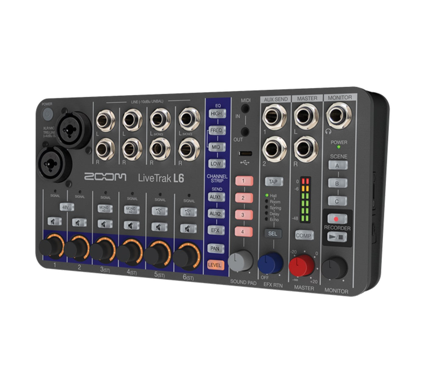 Zoom LiveTrak L6-ZOOM 10-Channel Compact Digital Mixer Brand: Zoom