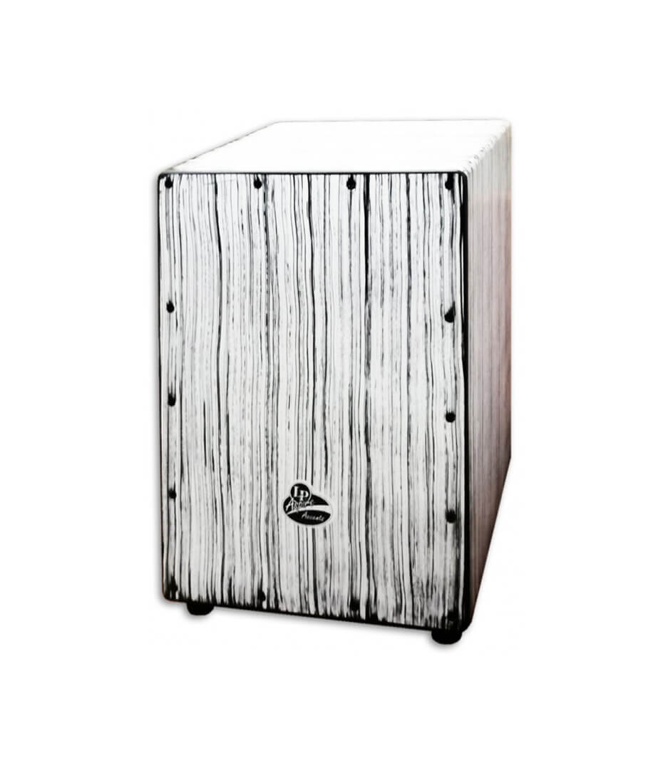 LP Aspire Accents Cajon White Streak