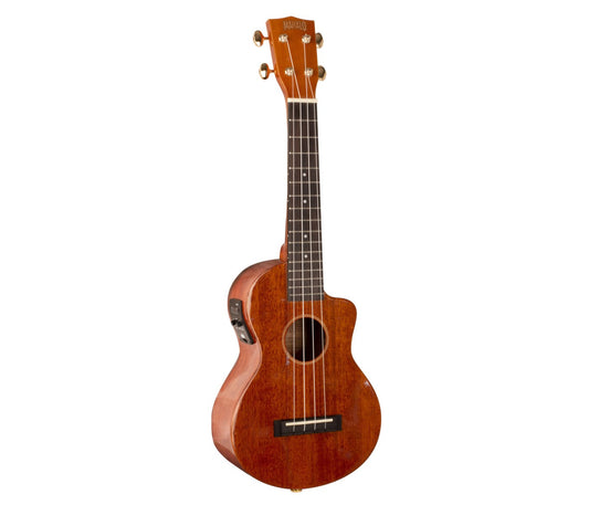 Mahalo MH2CEVNA Ukulele Concert Hano Elite Series Brown with Padded Bag