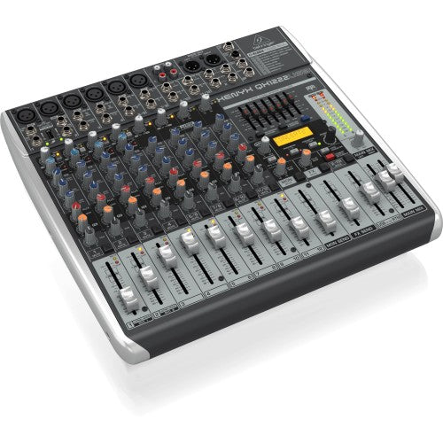 خلاط Behringer Xenyx QX1222USB مع USB وتأثيرات - 12 قناة