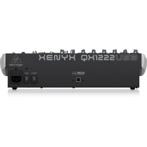 خلاط Behringer Xenyx QX1222USB مع USB وتأثيرات - 12 قناة