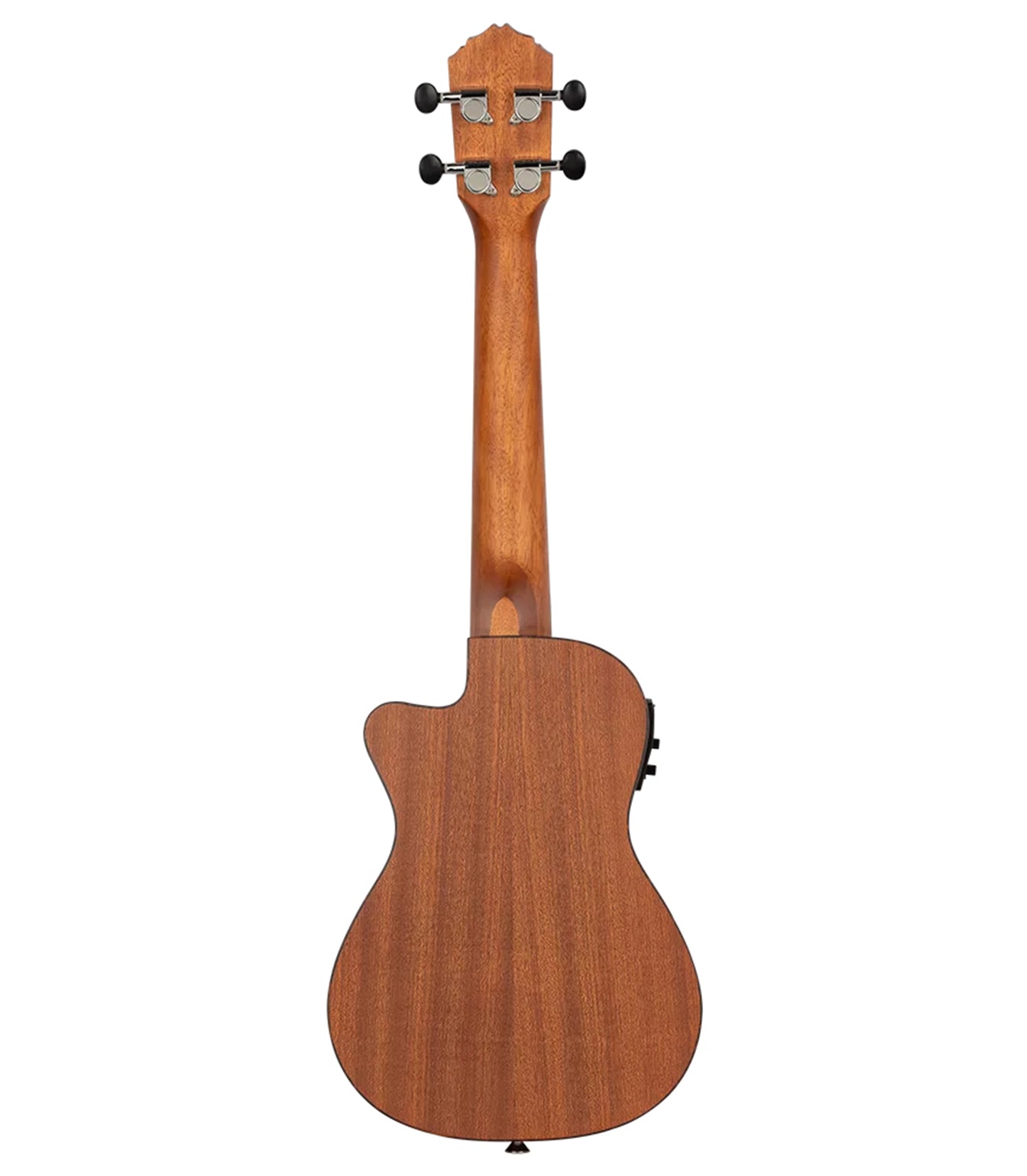 Ortega Bon Fire Ukulele Concert Size Mahogany Back, Spruce Top wth Laser Engraving and Equalizer