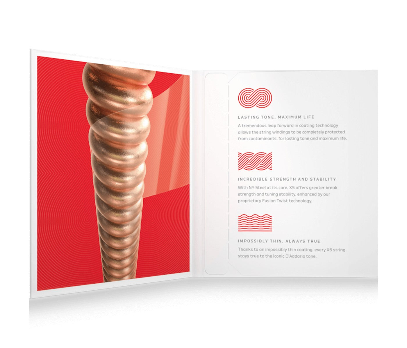 D'Addario XSAPB1356 Phosphor Bronze Acoustic Guitar String Medium - 13-56