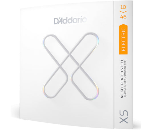 D'Addario XSE1046 XS Nickel Coated Electric Guitar String Regular Light - 10-46