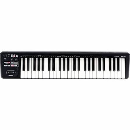 وحدة تحكم لوحة المفاتيح MIDI من Roland A-49 BK