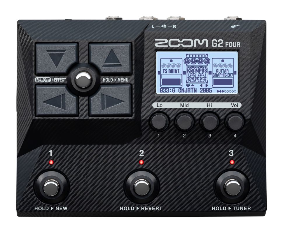 Amplifier Esmulator Zoom G2X Four Effects