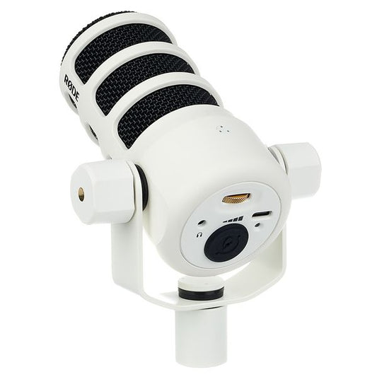 Rode PodMic USB Versatile Dynamic Broadcast Microphone - White