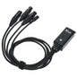 Xvive PX-B 3 Balanced Female XLR Plugs for Connection to a Mixer