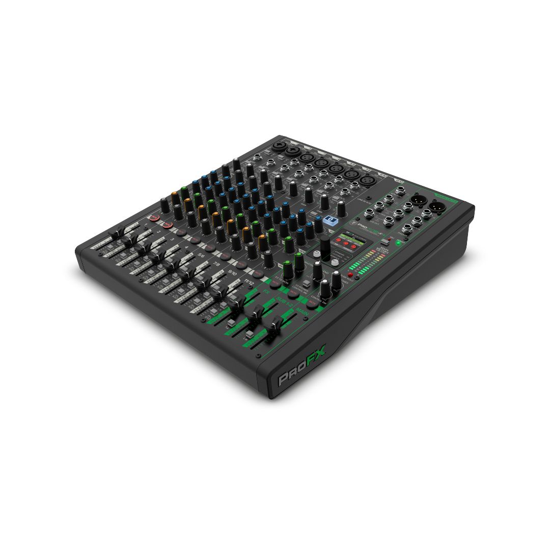 Mackie ProFX12v3+ 12-Channel Analog Mixer with Enhanced FX, USB Recording Modes, and Bluetooth