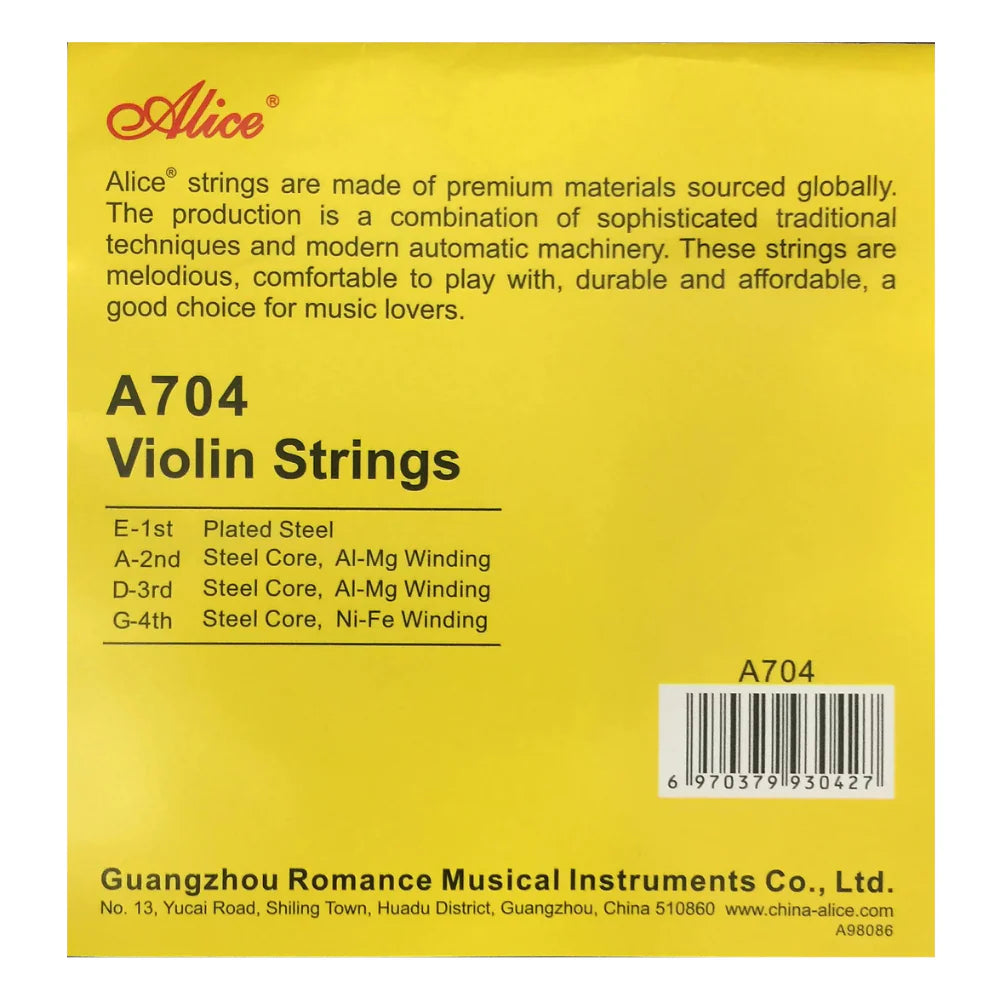 Alice A704 Violin String Set