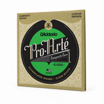 45-degree side view of the D'Addario EJ25C Pro-Arté Composite Flamenco guitar strings package.