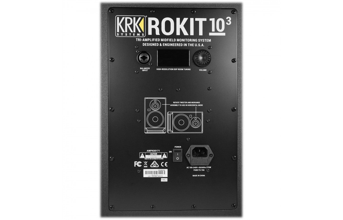 شاشة استوديو KRK RP103G4 ROKIT 10 G4 مقاس 10 بوصات تعمل بالطاقة - كل منها 