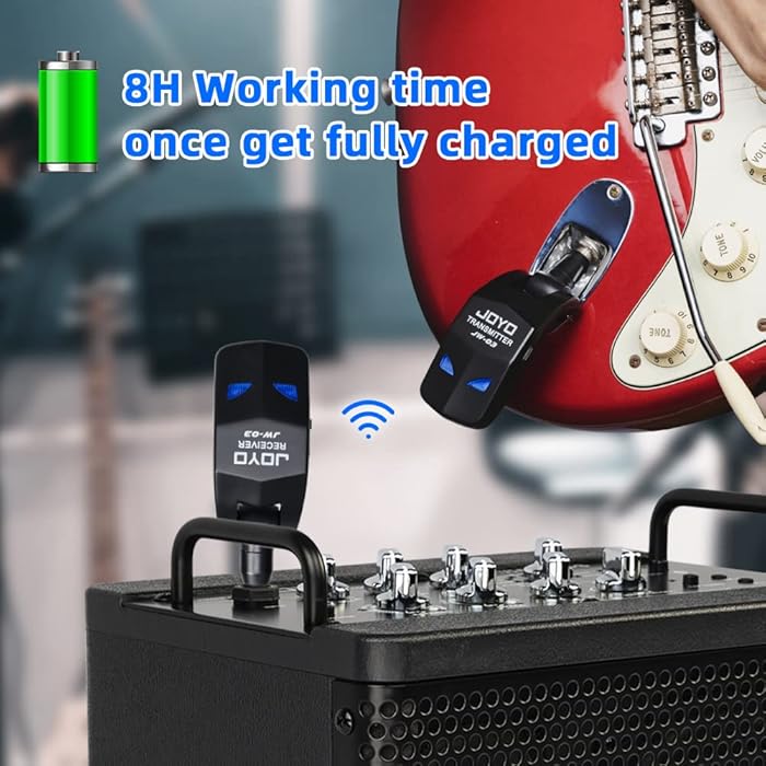 Joyo Jw03 2.4ghz Digital Wireless Jack Input Walkie-Talkie Instrument System for All Elastics