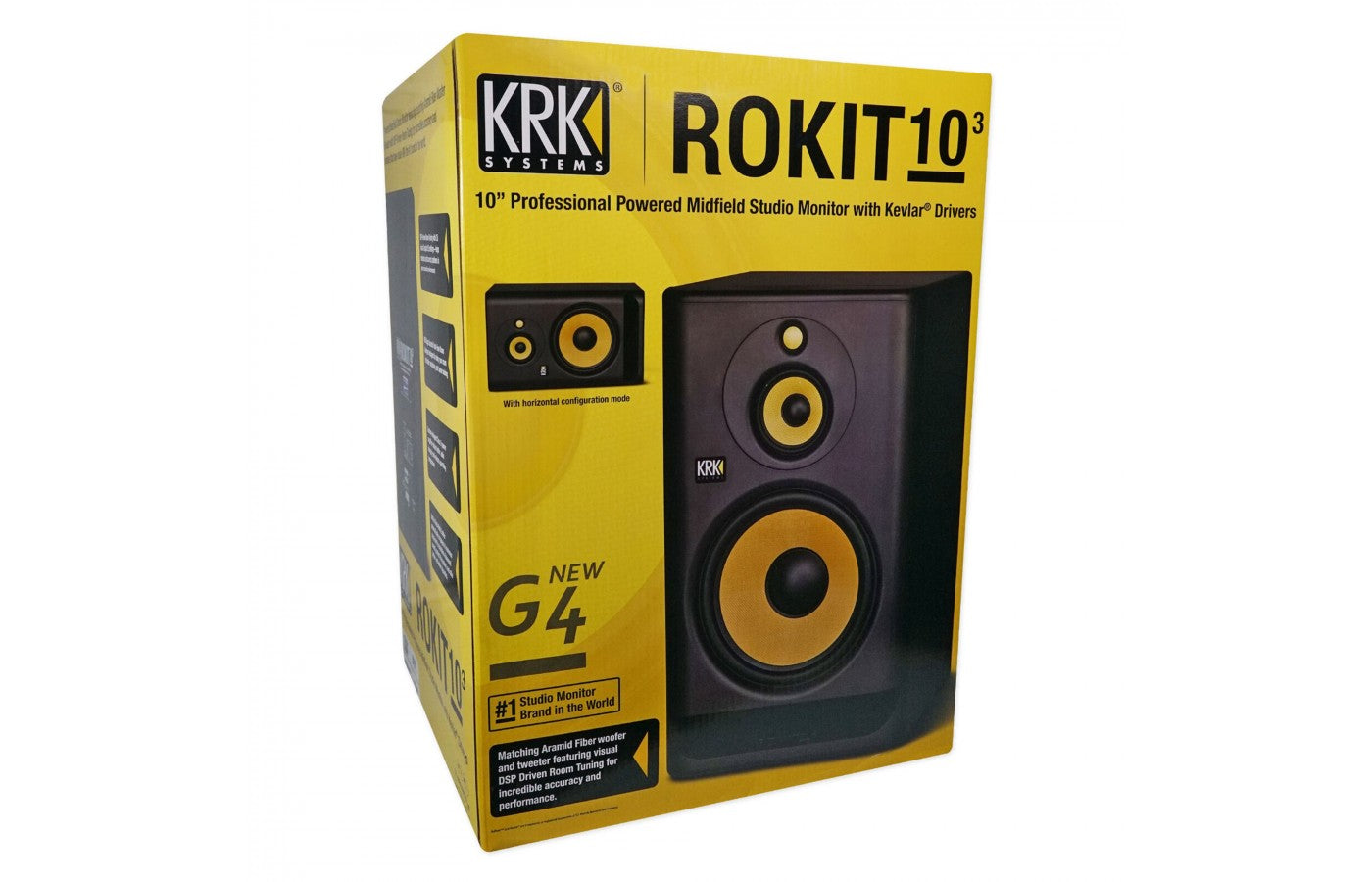 شاشة استوديو KRK RP103G4 ROKIT 10 G4 مقاس 10 بوصات تعمل بالطاقة - كل منها 