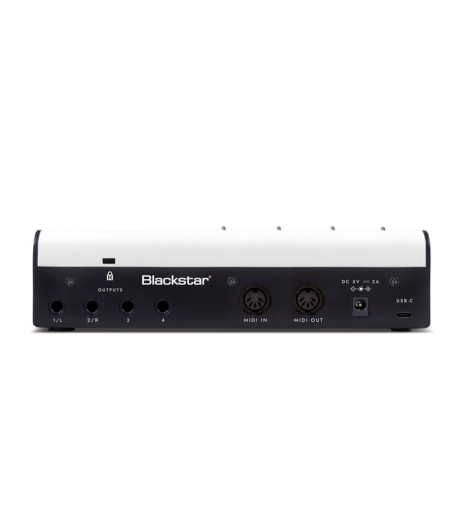 Blackstar audio interface on a white background