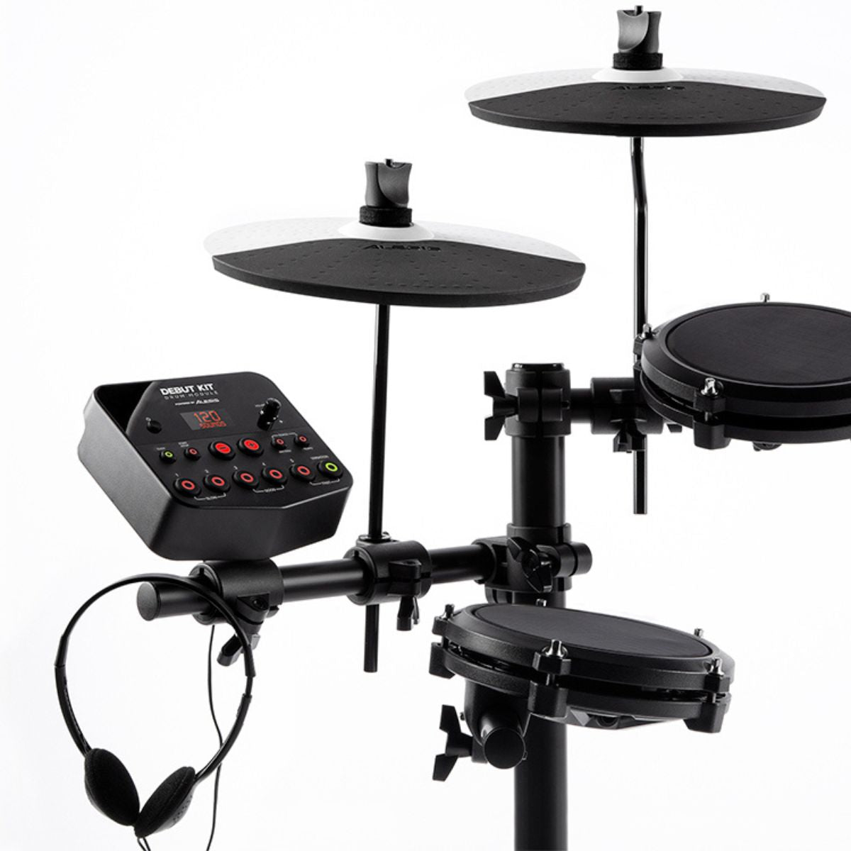Alesis Debut Plug & Play Mesh-Head Electronic Drum Kit, Black
