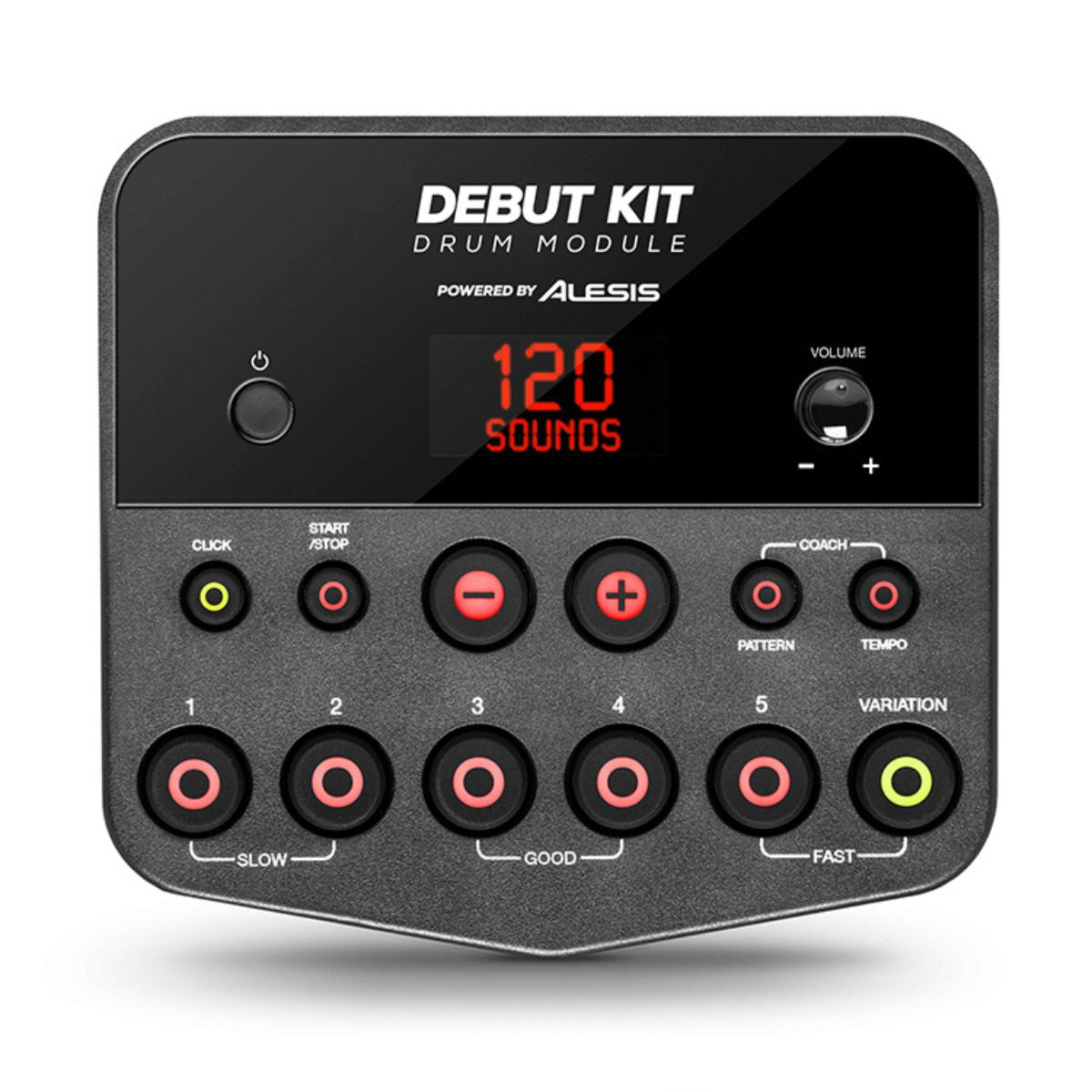 Alesis Debut Plug & Play Mesh-Head Electronic Drum Kit, Black