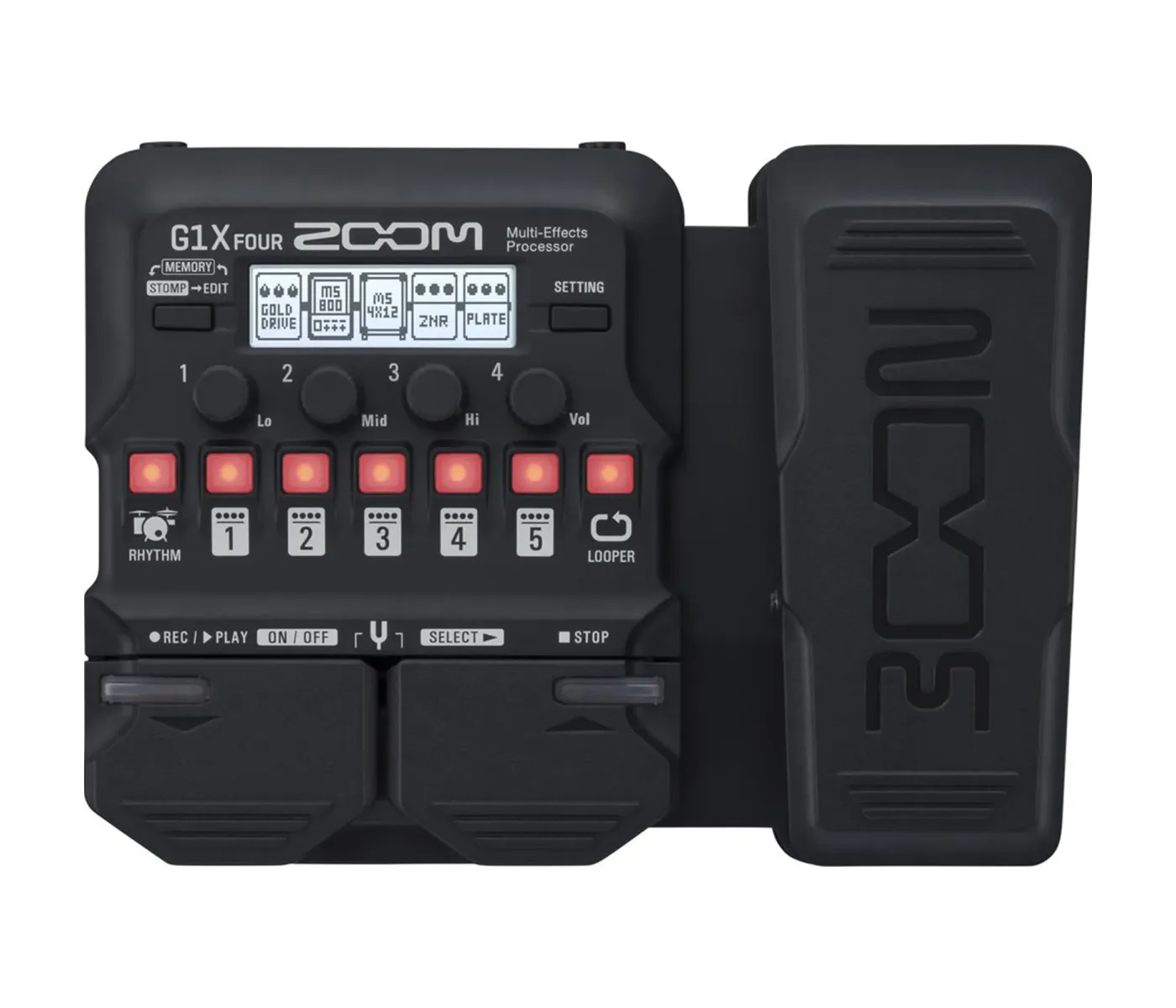Zoom G1X FOUR Multi-Effects Processor with Expression Pedal