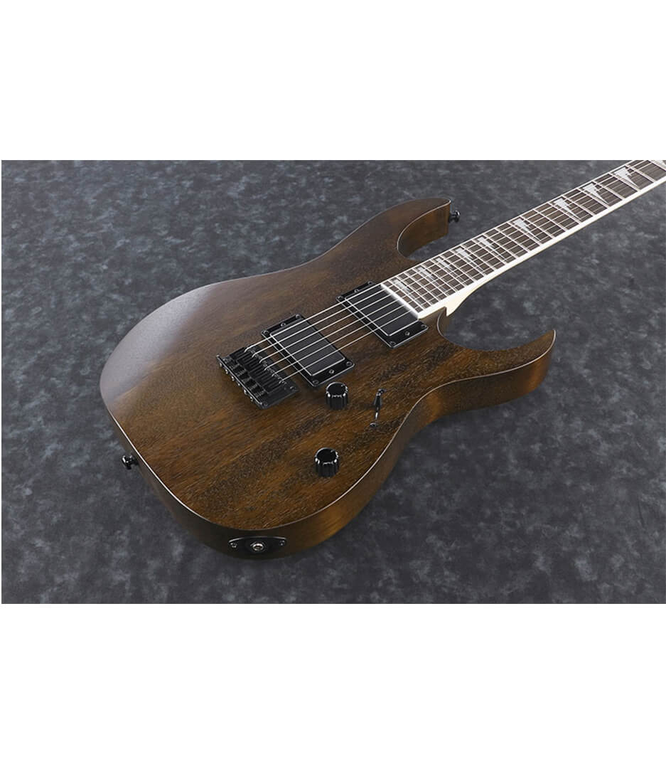 جيتار كهربائي من سلسلة Ibanez GRG121DX Gio، بلمسة نهائية مسطحة من خشب الجوز