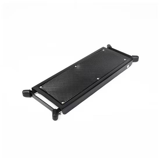 Black radiator on a white background