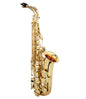 Jupiter Eb Alto Saxophone JAS510Q with Brass Neck, Plastic Pad Resonator - Gold-Lacquered Body and Keys - JKC-AS55FQ
