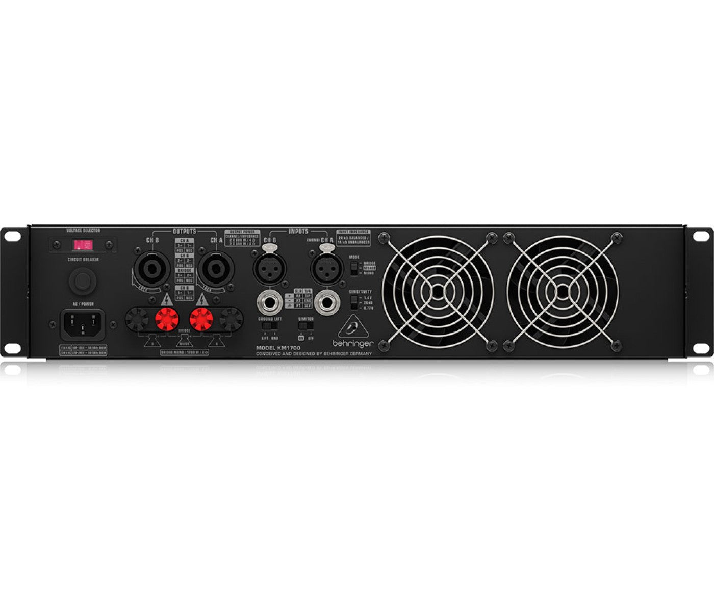 Behringer 1700W 2 Channel Power Amplifier