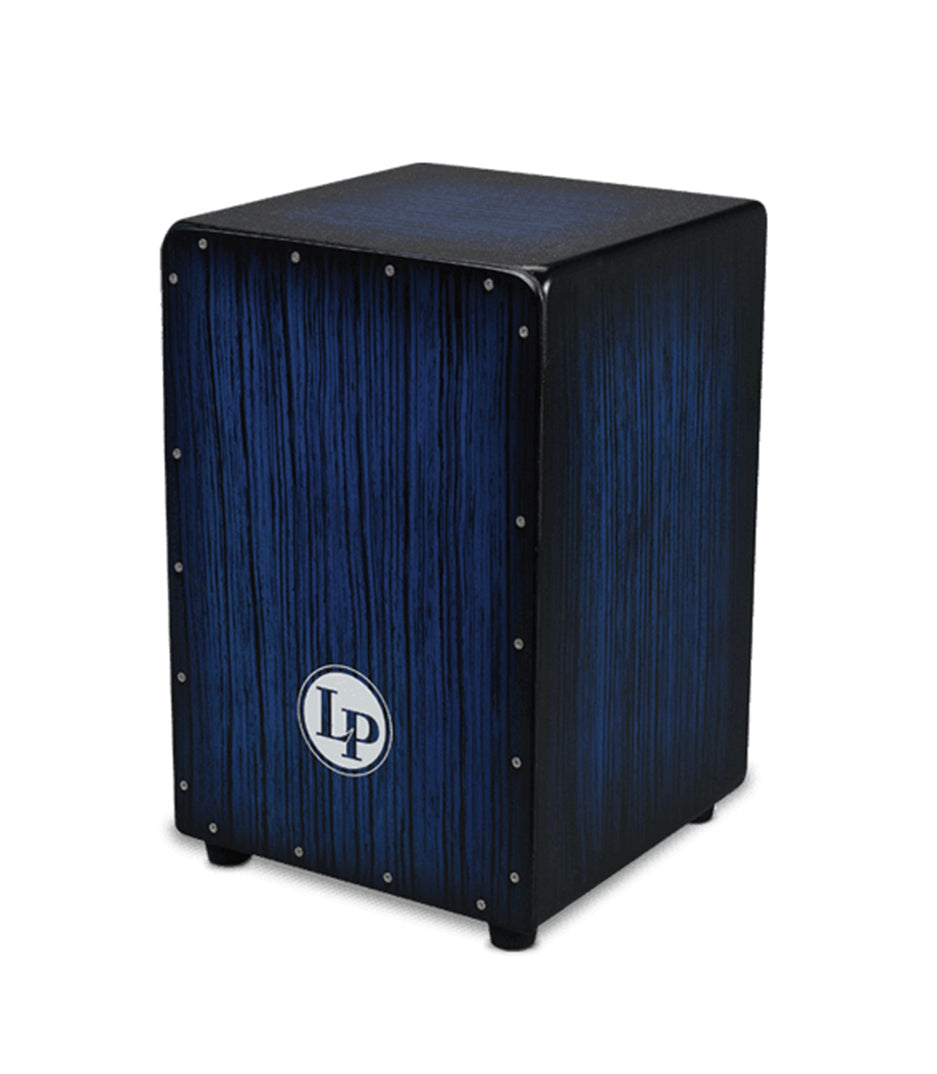 LP Aspire Accents Cajon Blue Burst Streak Finish