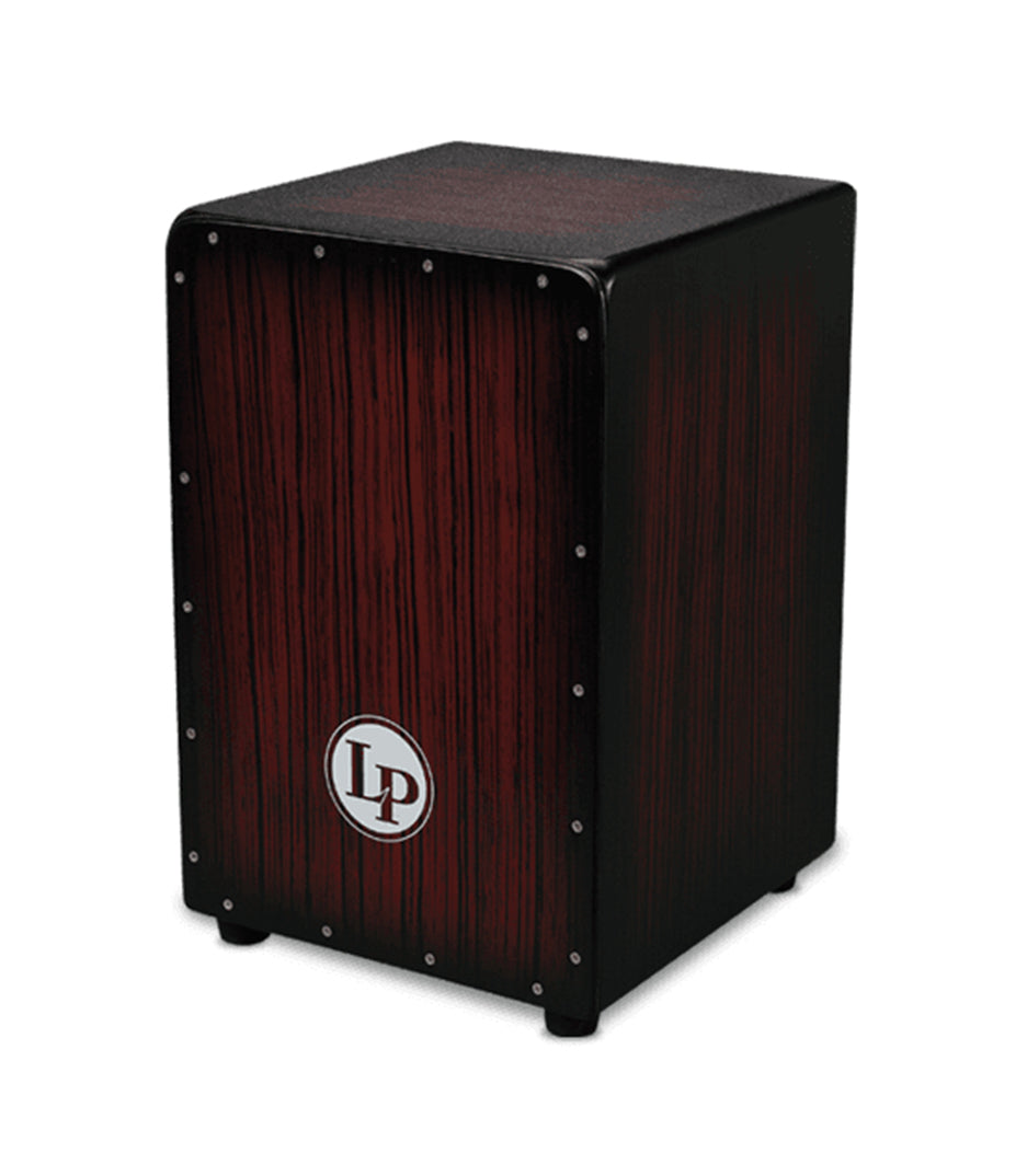 LP Aspire Accent Cajon Dark Wood Streak Finish