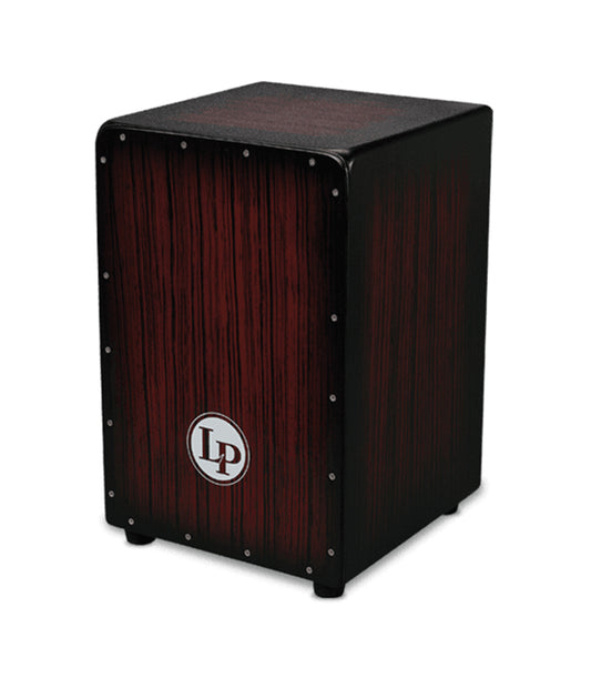 LP Aspire Accent Cajon Dark Wood Streak Finish