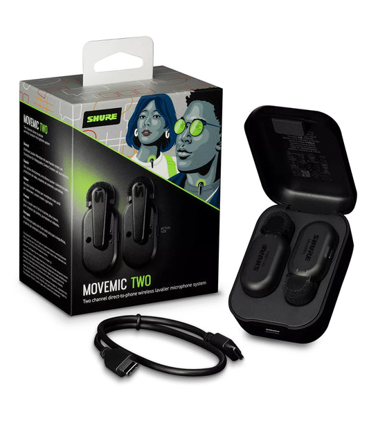 Shure MV-TWO-Z6 MoveMic Two 2-Person Clip-On