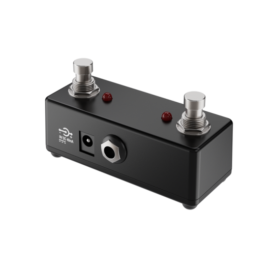 Laney FS2-MINI Dual Switch Mini Pedal - LED Status Lights - Removable Lead