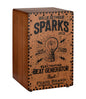 Pearl Electric Crate Cajon includes a Piezo Trigger and 1/4” Jack, Willie Seymour Sparks Graphic