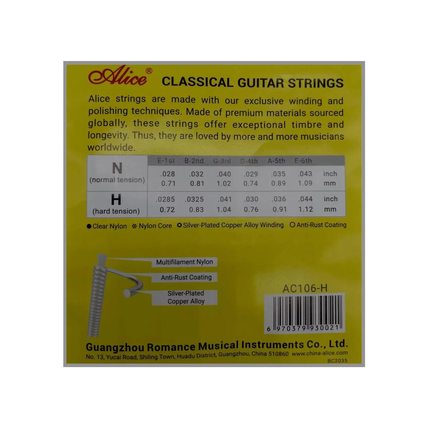 Alice AC106 Acoustic Strings