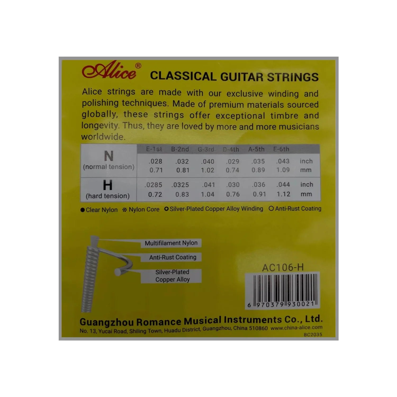 Alice AC106 Acoustic Strings