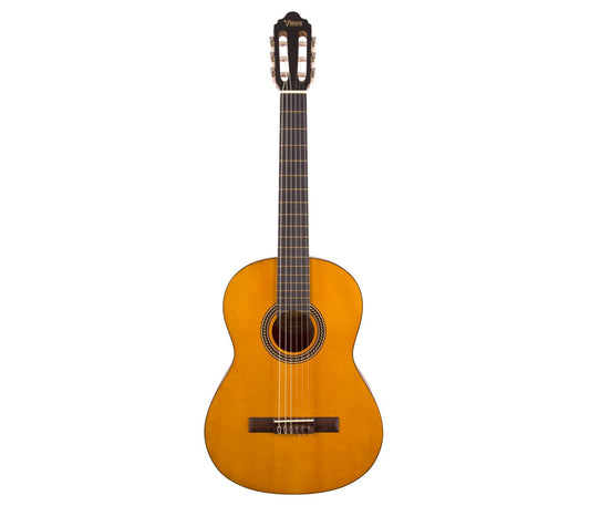 Acoustic guitar on a white background