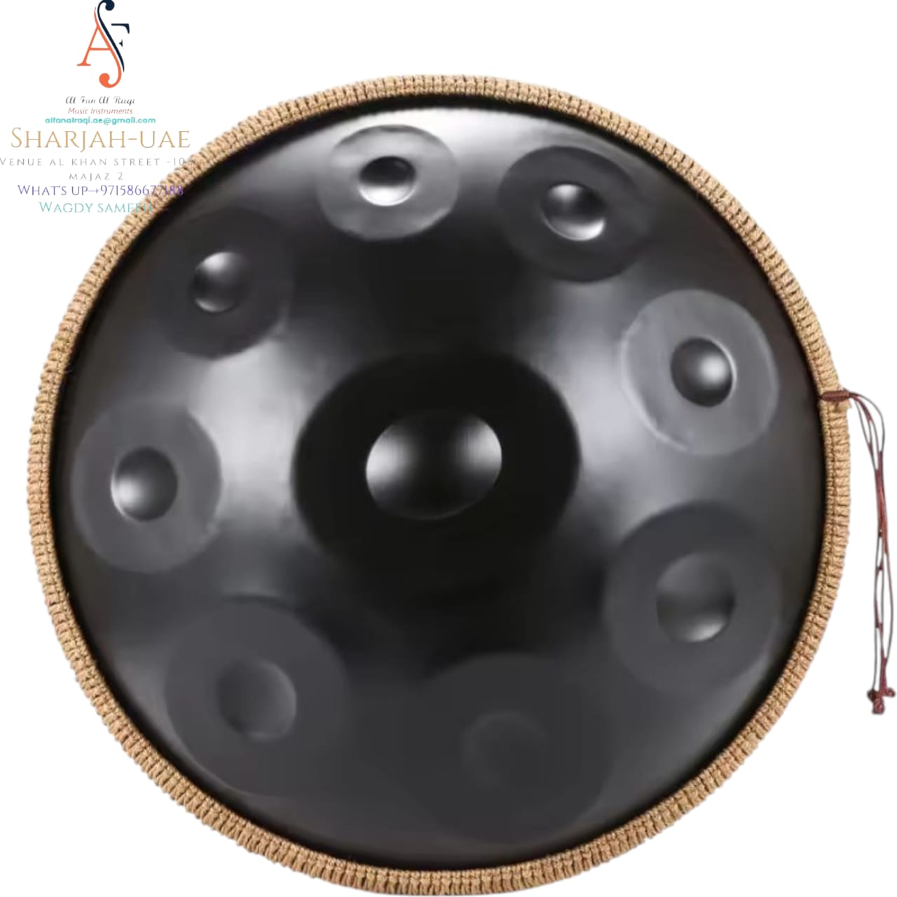 HANDPAN DRUM BLACK