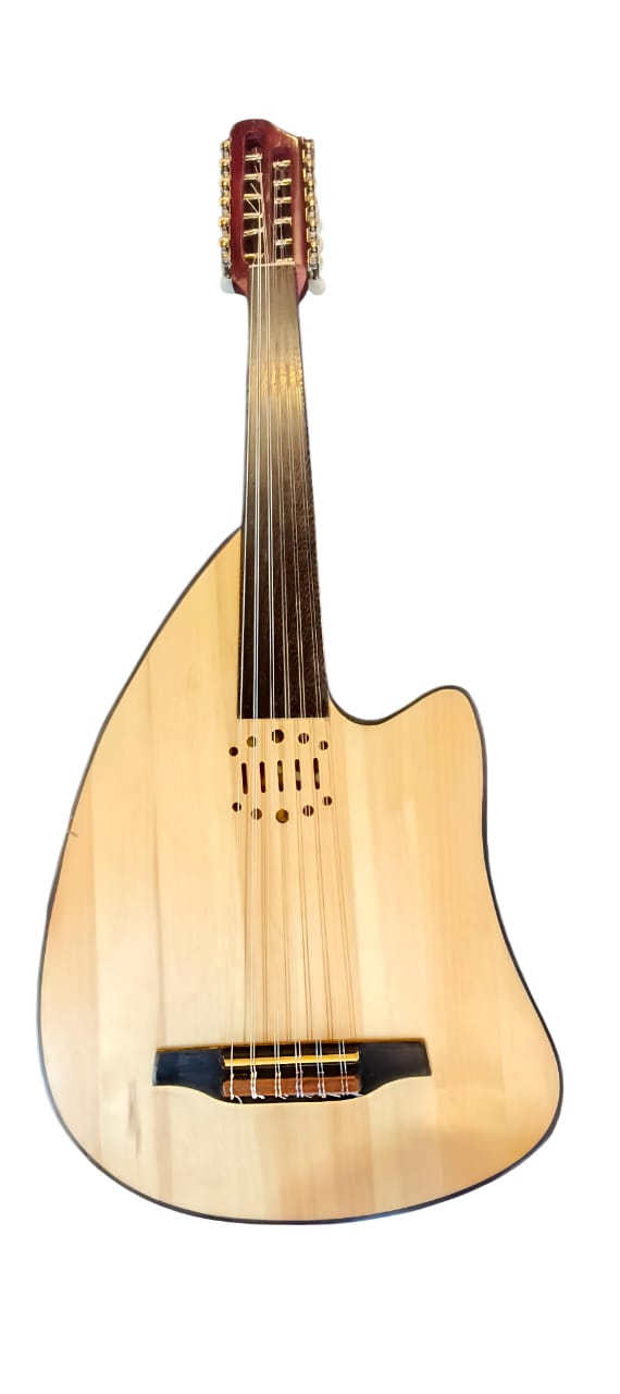 Electric Oud Cutaway Semi Acoustic Oud