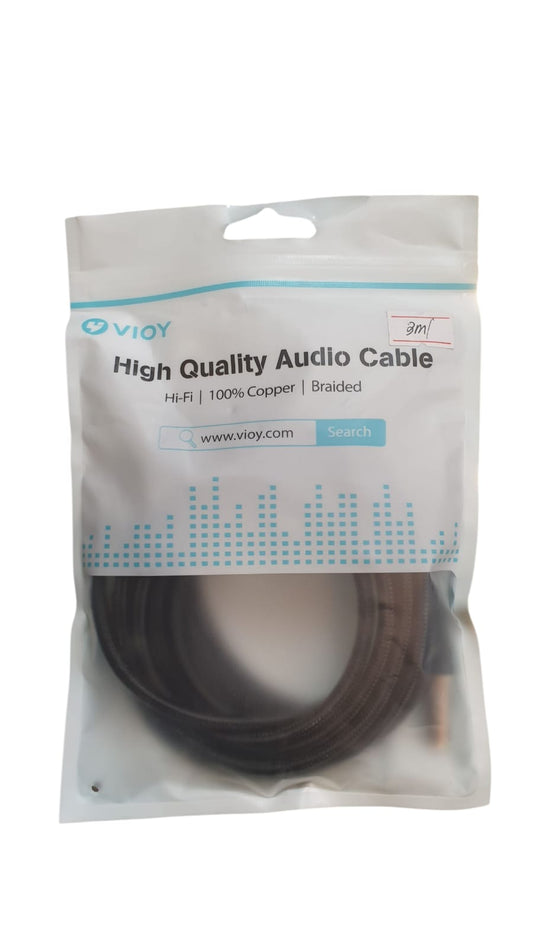 VIOY HIGH QUALITY AUDIO CABLES 3 meter