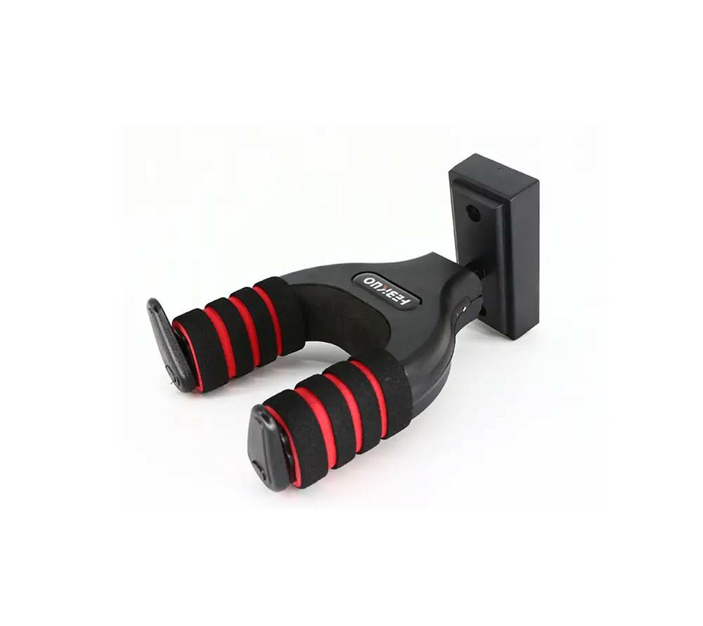 Black and red grip trainer on a white background