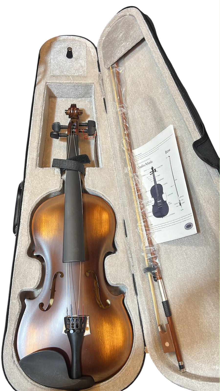 Chinese Violin - Maple Black 4/4