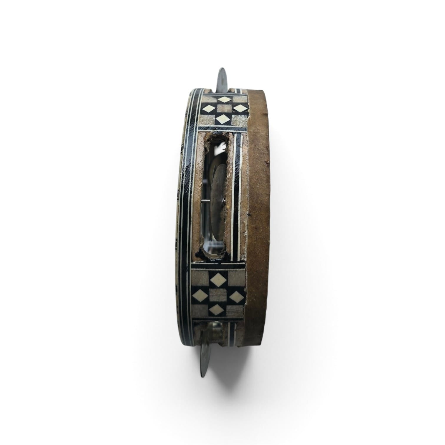 Vintage Wooden Riqq - Medium