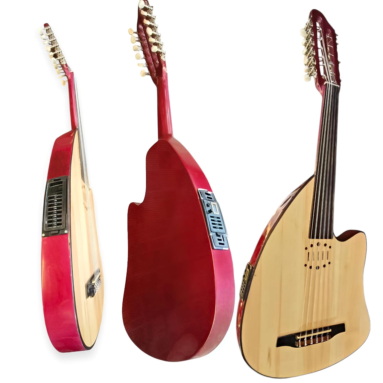 Electric Oud Cutaway Semi Acoustic Oud
