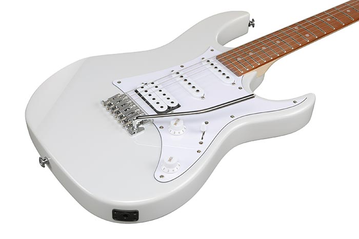 Ibanez GRX40-LGY Light Gray electric guitar pickup detail