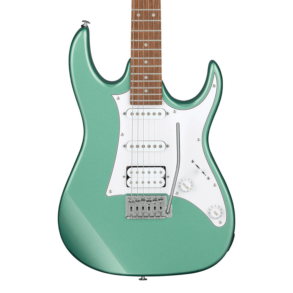 Ibanez GRX40-MGN Metallic Light Green electric guitar pickup detail